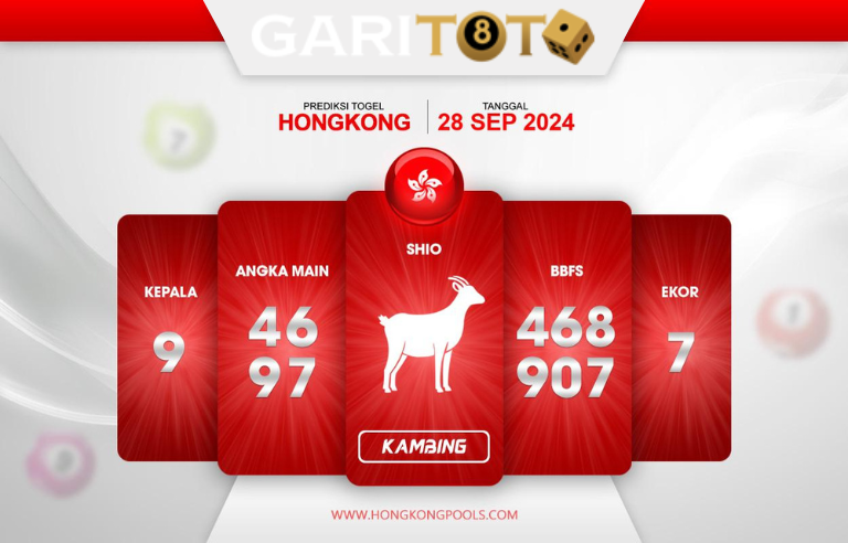 Prediksi GARITOTO Syair HK 28 September 2024 dari Pasakiat Teileleu yang Terpercaya.