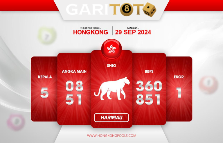 Prediksi GARITOTO Syair HK 29 September 2024 dari Madobak Ugai yang Terpercaya.