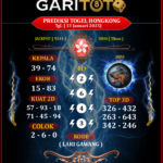 Prediksi GARITOTO Syair HK 13 JANUARI 2025 dari Jeumpa yang Terpercaya.