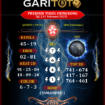 Prediksi GARITOTO Syair HK 05 FEBRUARI 2025 dari Labuhan Haji yang Terpercaya.