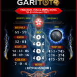 Prediksi GARITOTO Syair HK 06 FEBRUARI 2025 dari Labuhan Haji Barat yang Terpercaya.