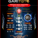 Prediksi GARITOTO Syair HK 10 FEBRUARI 2025 dari Trumon yang Terpercaya.